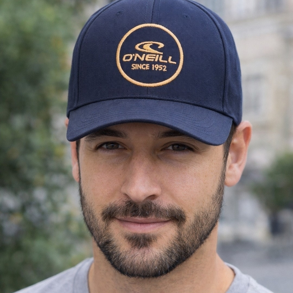 O'Neill Dark Blue and Gold Men's Cap